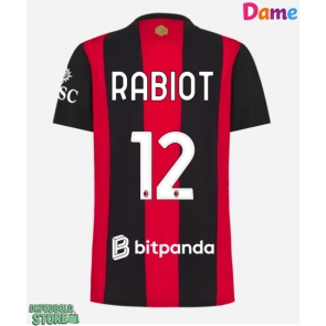 AC Milan Adrien Rabiot #12 Replika Hjemmebanetrøje Dame 2026-27 Kortærmet